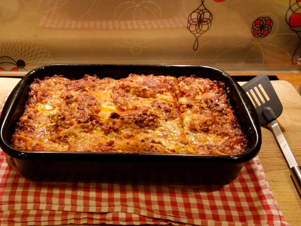 Lasagne, Nudelauflauf, Rezept italienisch