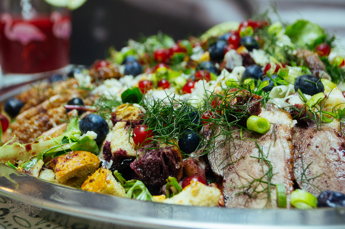 Beeren Salat mit Entenbrust - FrauBpunkt