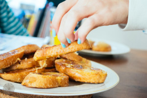 FrauBpunkt Arme Ritter Rezept Süßspeise Vegetarisch-