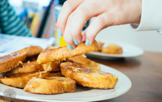 FrauBpunkt Arme Ritter Rezept Süßspeise Vegetarisch-