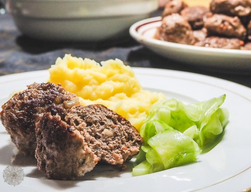 Mit Fleischpflanzal zua Völkafaschtändigung – Vorsicht Rezept in Mundart